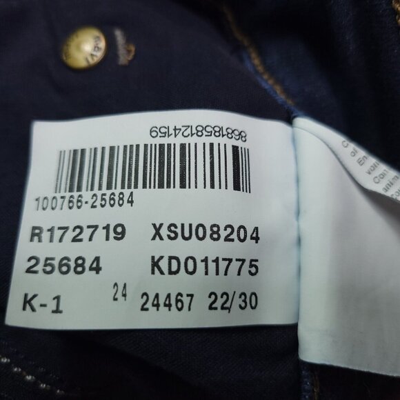 Mavi Jeans Womens Molly Classic Bootcut Plus 22 Dark Wash Mid Rise Stretch - Picture 10 of 10